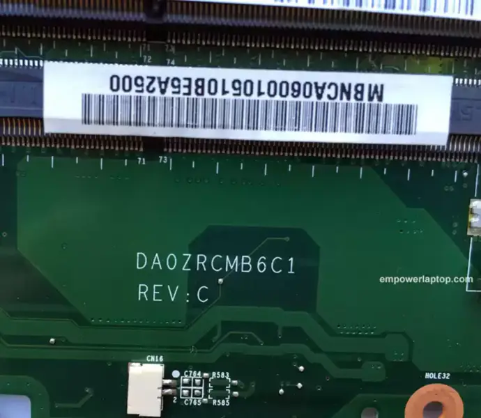 Acer motherboard E732 MBNCA06001 DA0ZRCMB6C1 HM55