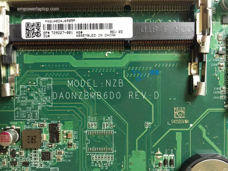 Μητρική πλακέτα HP 729227-001 M2N78-LA Violet-GL8E 23 AIO DA0NZBMB6D0