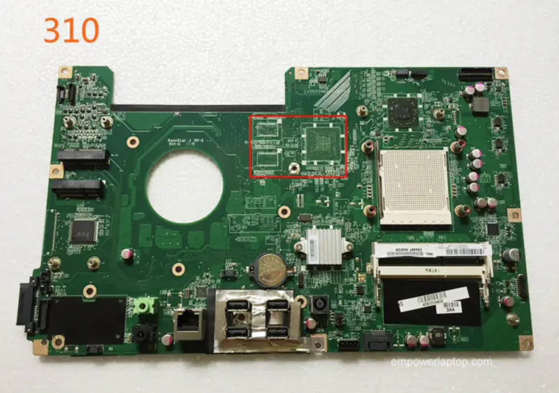 Μητρική πλακέτα HP 618639-001 618639-002 TouchSmart 310 AIO DA0NZ2MB6F0