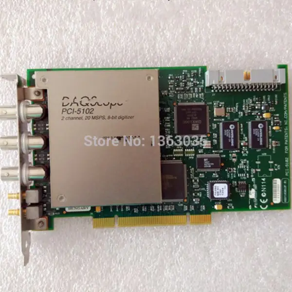 NI PCI-5102 Ψηφιοποιητής 2 καναλιών 20 MSPS 8-bit για το DAQScope