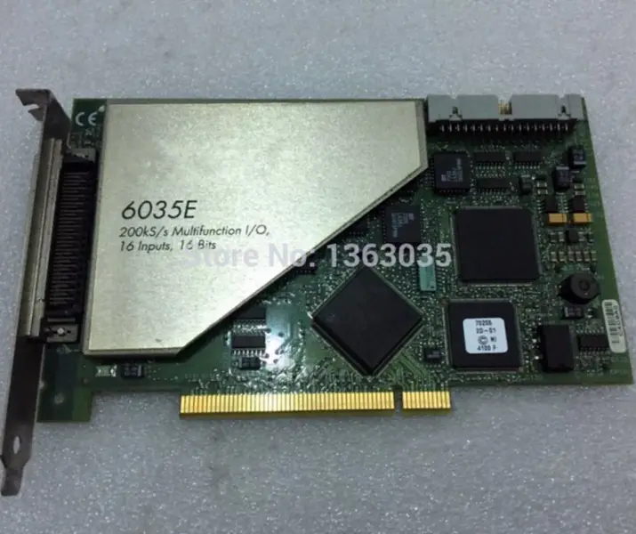 NI PCI-6035E 6035E 200kS/s πολλαπλών λειτουργιών I/O , 16 είσοδοι , 16 bit