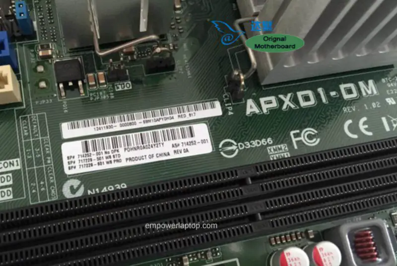 Μητρική πλακέτα HP 714252-001 P2-1100 P2-1300 CQ2000 110-014 APXD1-DM 717229-001