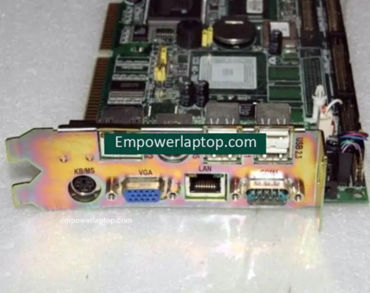 Βιομηχανική μητρική πλακέτα Advantech PCA-6180 PCA-6180E2 με θύρες 2*LAN, 4*USB, 2*θύρες πληκτρολογίου, VGA, COM