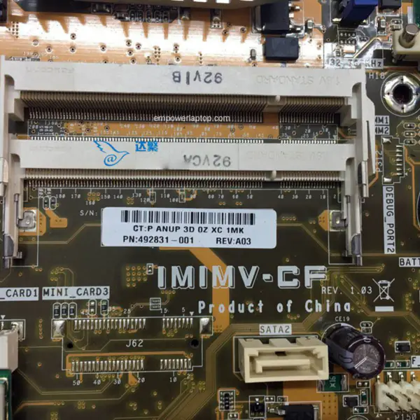 Μητρική πλακέτα HP 492831-001 TouchSmart IQ500 IQ573 IQ546cn AIO IMIMV-CF