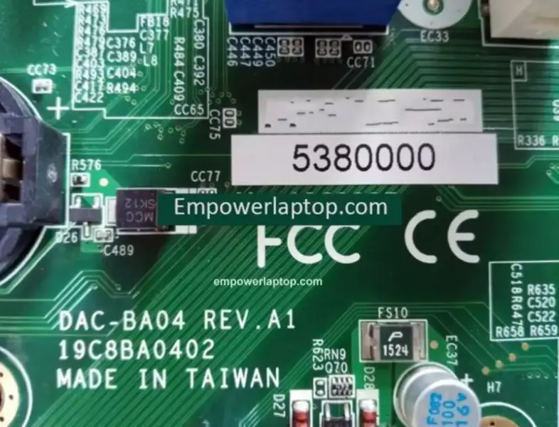 Advantech DAC-BA04 REV.A1 19C8BA0402 βιομηχανική μητρική πλακέτα για Advantech 5380000