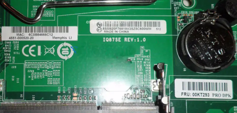 Μητρική πλακέτα Lenovo M93Z AIO IQ87SE 00KT293