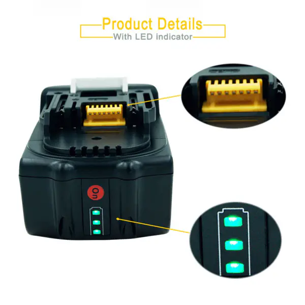 Makita 194309-1 Μπαταρία LED BL1815 BL1830 BL1840 LXT400 LXT400