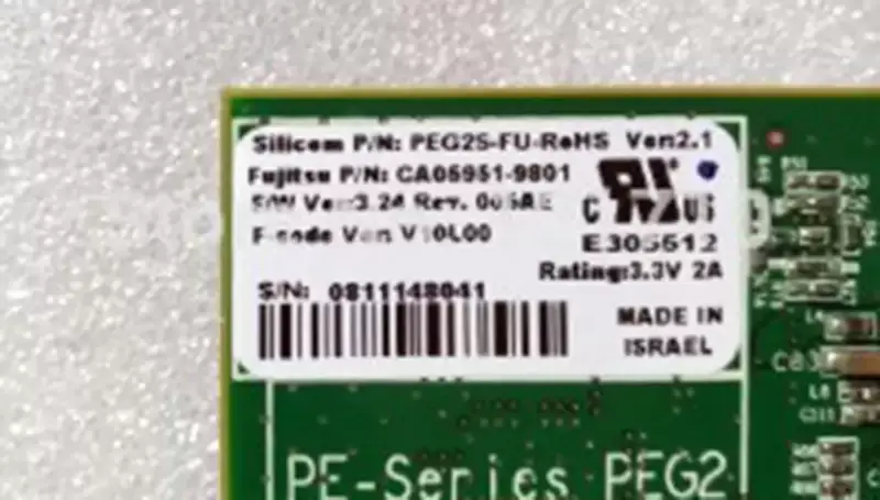 Κάρτα NIC διακομιστή Fujitsu Siemens MPB#PEG2 REV 1.2 PEG2S-FU-RoHS CA05951-9801 βιομηχανική μητρική πλακέτα