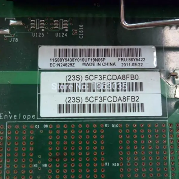 Μητρική πλακέτα διακομιστή IBM 88Y5422 για πλακέτα IO X3850 X5