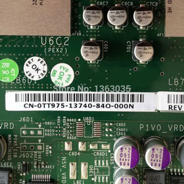 Μητρική πλακέτα διακομιστή Dell 0TT975 TT975 CN-0TT975 για PowerEdge R900