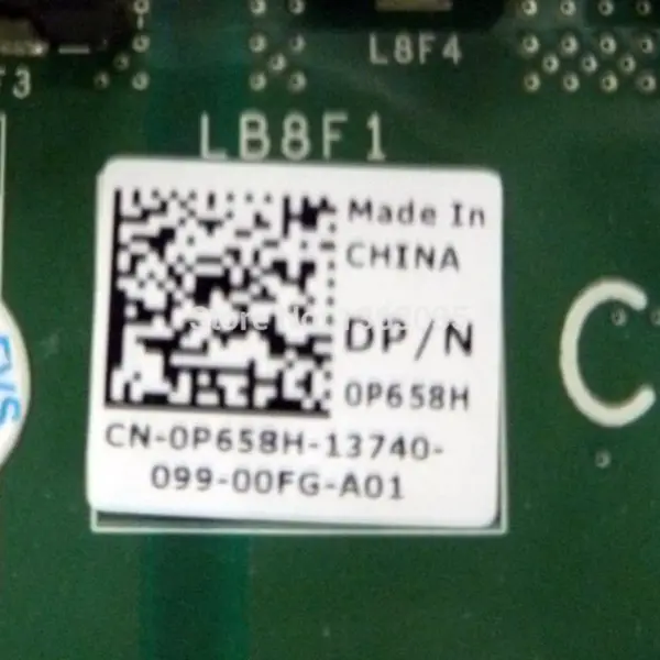 Μητρική πλακέτα διακομιστή Dell 0P658H P658H CN-0P658H για PowerEdge R910