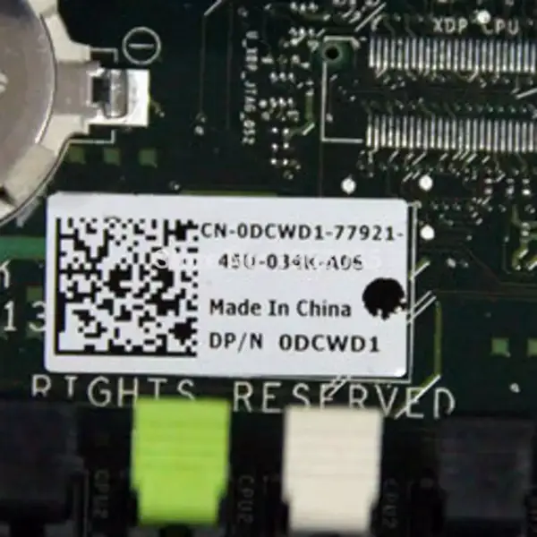 Μητρική κάρτα διακομιστή Dell 0DCWD1 DCWD1 CN-0DCWD1 για R720 R720XD
