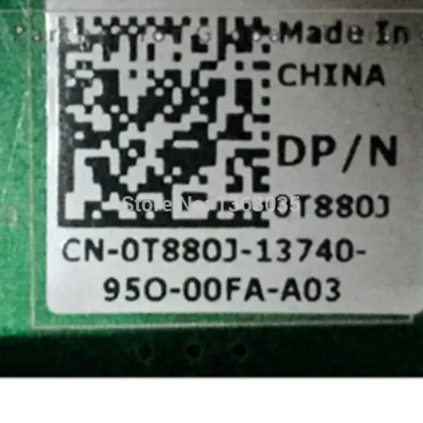Μητρική πλακέτα διακομιστή Dell 0T880J T880J CN-0T880J για PowerEdge R710