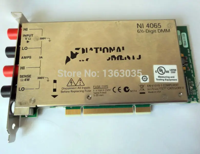 Κάρτα DAQ NI PCI-4065 για το DMM NI 4065 6-1/2 ψηφίων