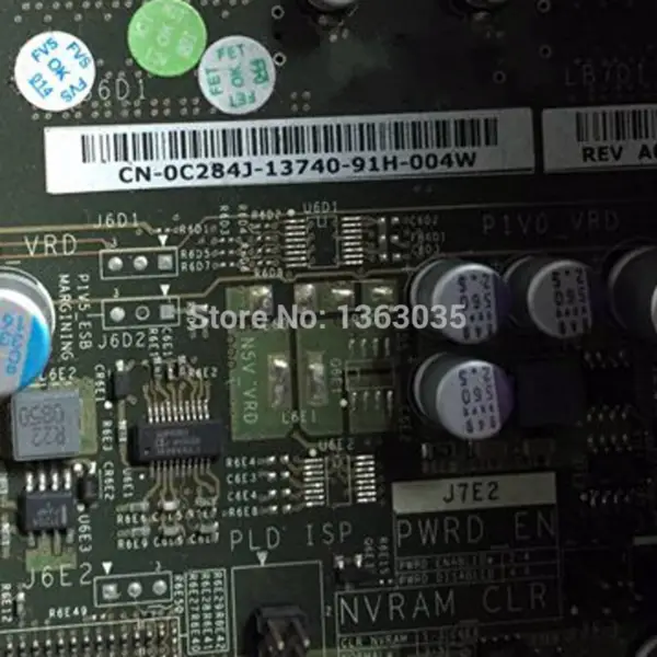 Μητρική πλακέτα διακομιστή Dell 0C284J C284J CN-0C284J για PowerEdge R900