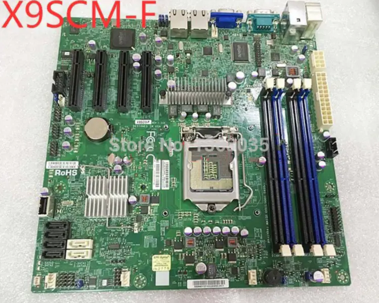 Μητρική πλακέτα διακομιστή Supermicro X9SCM-F C204 chipset LGA1155