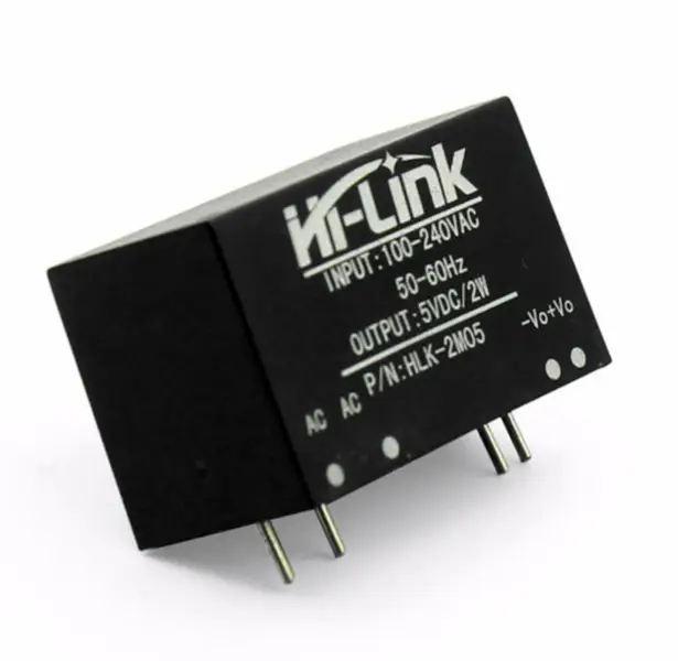 5PCS/LOT HLK-PM12 High-precision power module 220v turn 12v 3W step-down voltage Regulator Isolation switch