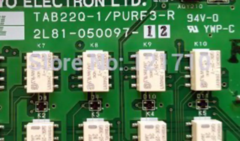 TEL TAB22Q-1/PURF3-R 2L81-050097-12 10-05 industrial motherboard