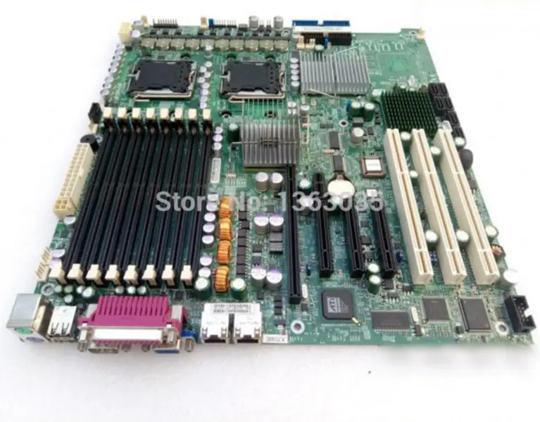 Μητρική πλακέτα διακομιστή Supermicro X7DBE-X 5000P chipset LGA771 6*PCI-X