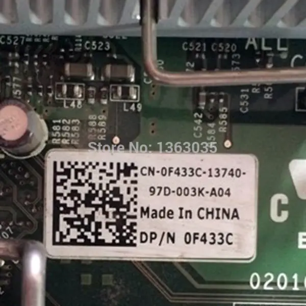 Μητρική πλακέτα διακομιστή Dell 0F433C F433C CN-0F433C για PowerEdge T300