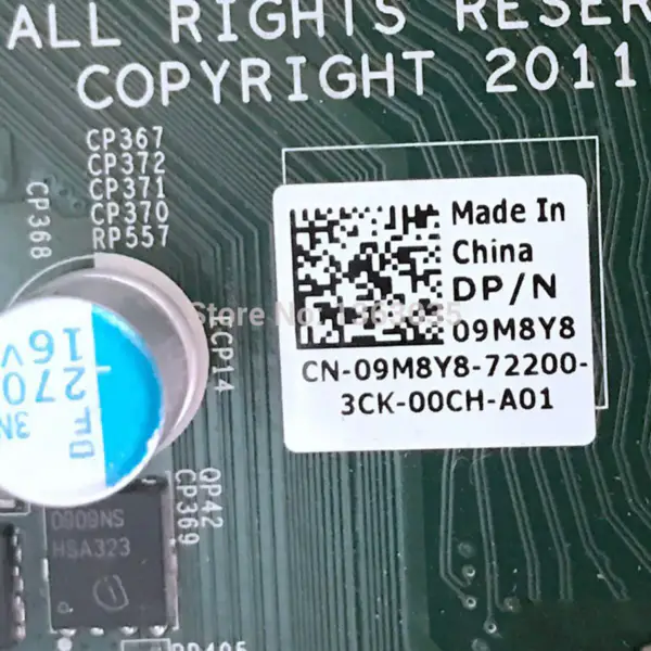 Μητρική κάρτα διακομιστή Dell 09M8Y8 9M8Y8 CN-09M8Y8 για PowerEdge T3610 LGA2011