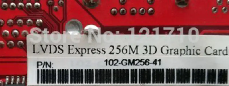 829130026 102-GM256-41 LVDS Express 256M 3D AGP Card βιομηχανική μητρική κάρτα