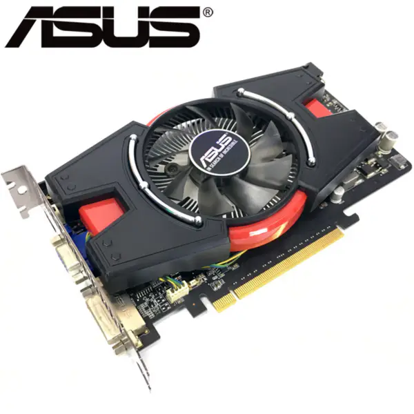 Κάρτα βίντεο ASUS GTX 550 Ti 1GB 192Bit GDDR5 Κάρτες βίντεο για nVIDIA Geforce GTX 550Ti Μεταχειρισμένες κάρτες VGA Ισοδύναμο GTX650