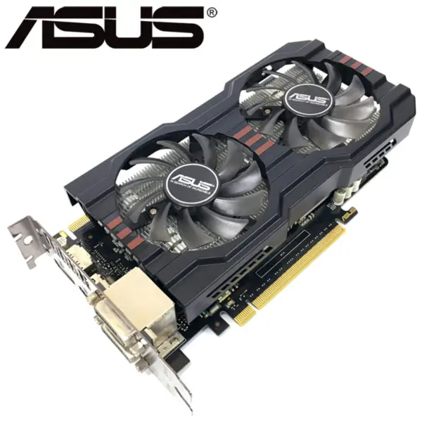 Κάρτα βίντεο ASUS GTX 660 2GB 192Bit GDDR5 Κάρτες βίντεο για nVIDIA Geforce GTX660 Μεταχειρισμένες κάρτες VGA ισχυρότερες από GTX 750 Ti