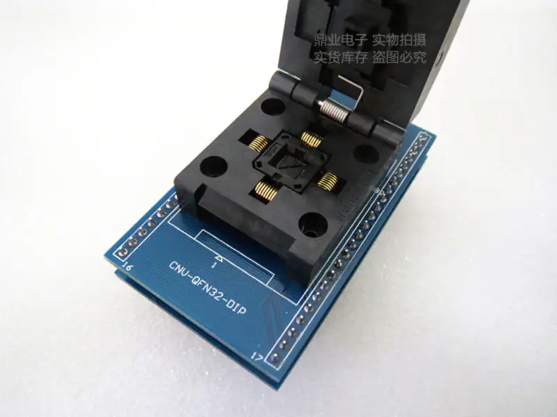 7328-160-X-08 QFP160/DIP Burn-in Socket χρυσή επένδυση IC