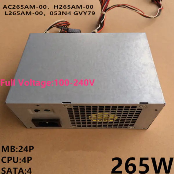 PSU για Dell 390 790 990 9010MT T1600 7010 3010 265W τροφοδοτικό AC265AM-00 H265AM-00 L265AM-00 L265EM-00 GVY79
