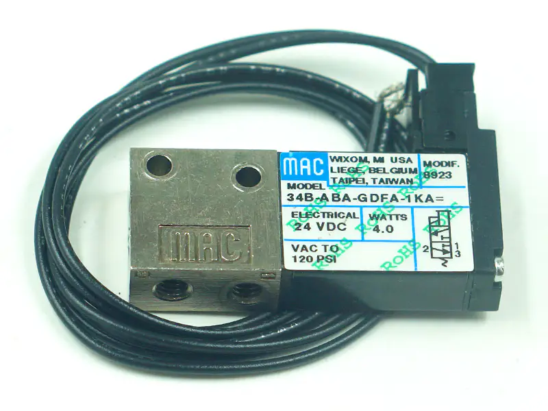 MAC 34B-ABA-GDFA-1KA Ηλεκτρομαγνητική βαλβίδα