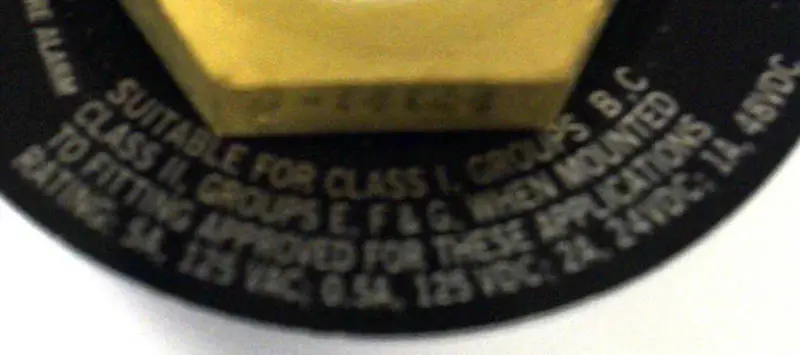FENWAL 12-E27121-000-03 Κάθετος ανιχνευτής