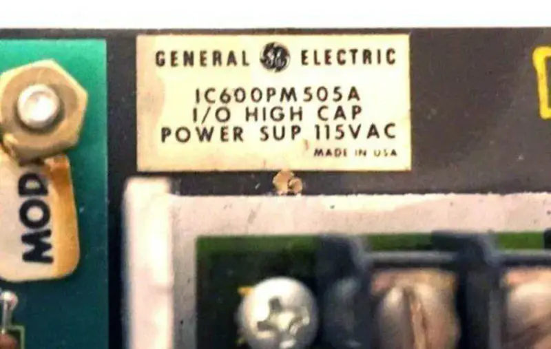 ΓΕΝΙΚΉ ΗΛΕΚΤΡΙΚΉ IC600PM505A