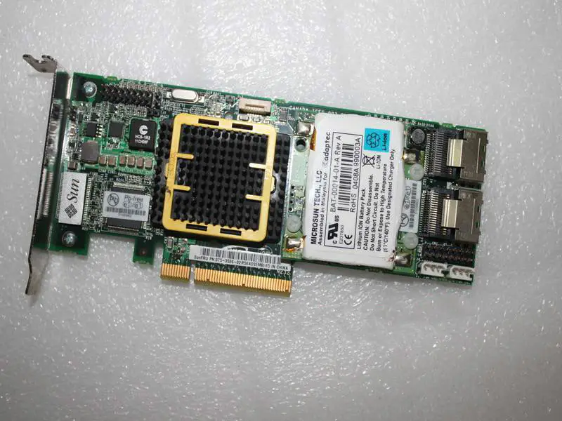 SUN 375-3536 Κάρτα συστοιχίας RAID PCI-E SAS με μπαταρία