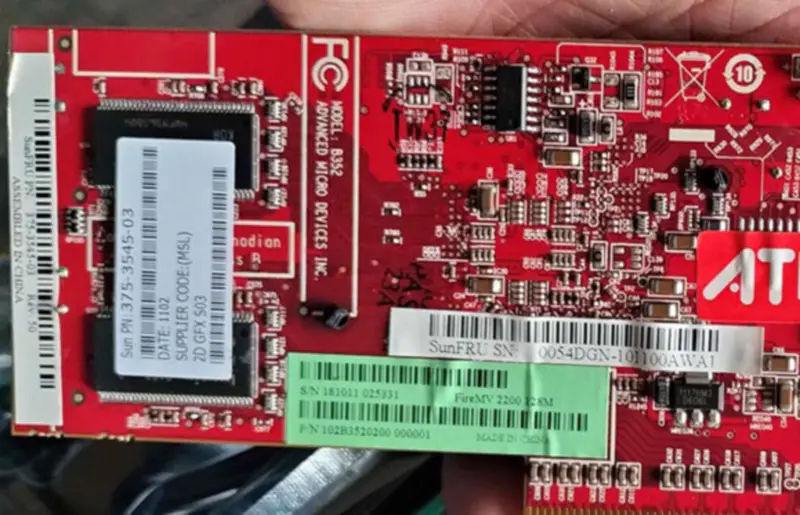 SUN 375-3545 graphics card XVR-300 for Ultra U45 U40