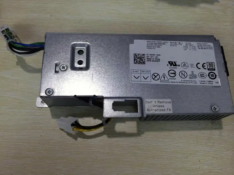 06YWW7 04GVWP Για Optiplex 7010 9010 9020 780 790 990 USFF 200W Switching τροφοδοτικό PSU
