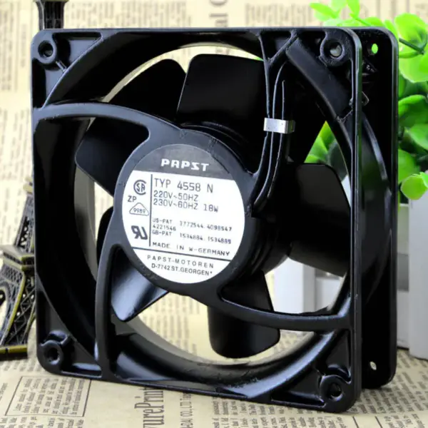 TYP4558N 220V 18W 120*120*38MM PAPST 12038 fan 12CM