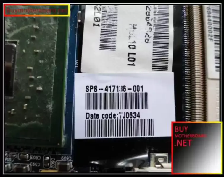 Μητρική πλακέτα HP DV8000 417136-001