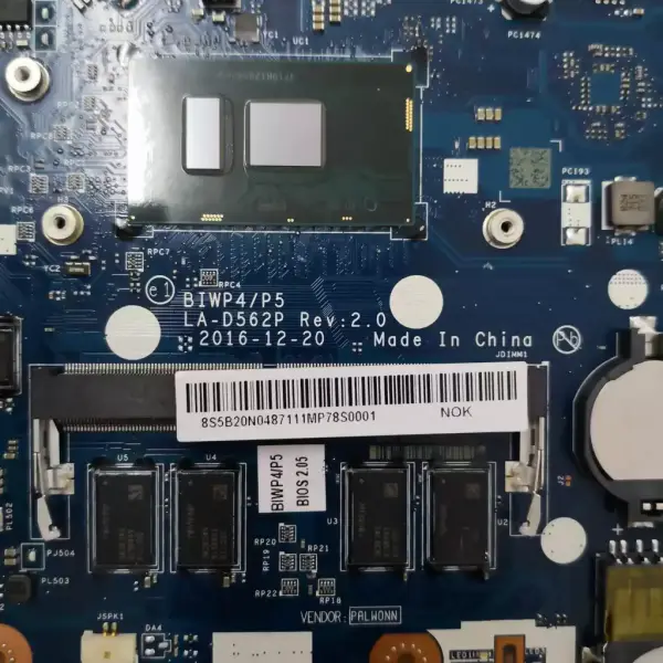 Μητρική πλακέτα Lenovo 5B20M41058 BIWP4 P5 LA-D562P Ideapad 110-15ISK