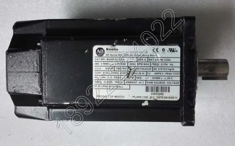 Κινητήρας ALLEN-BRADLEY MPL-B430P-SJ72AA