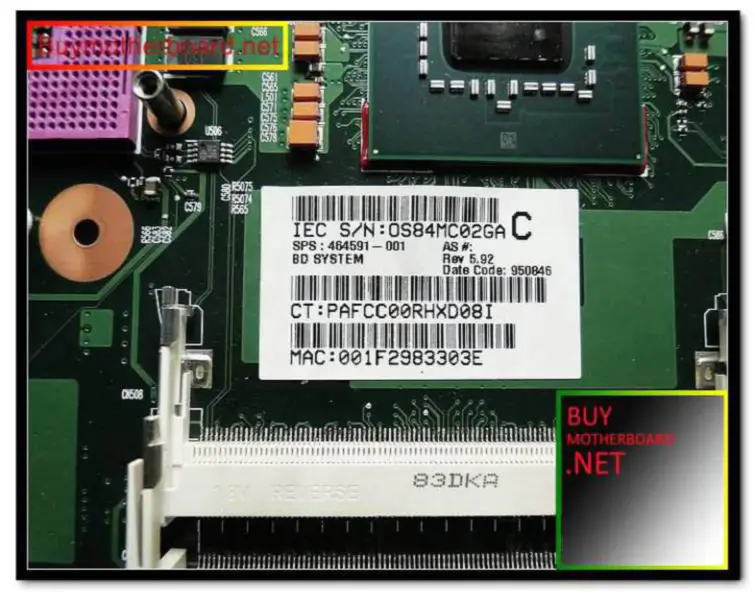 μητρική πλακέτα 464591-001 για HP pavilion HDX