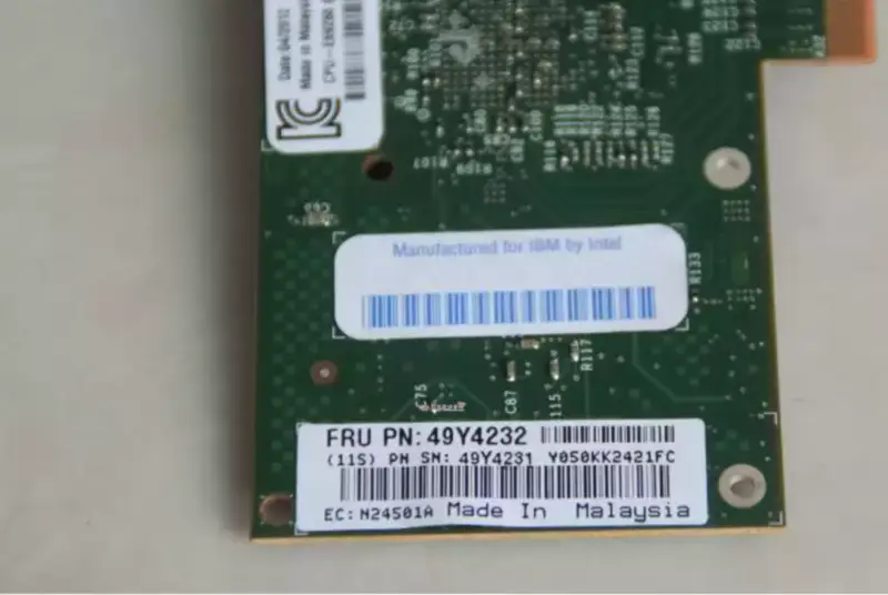 Intel I340-T2 1G Ethernet Server Adapter Dual-port PCI-E 82580 Chipset 49Y4232 Κάρτα δικτύου