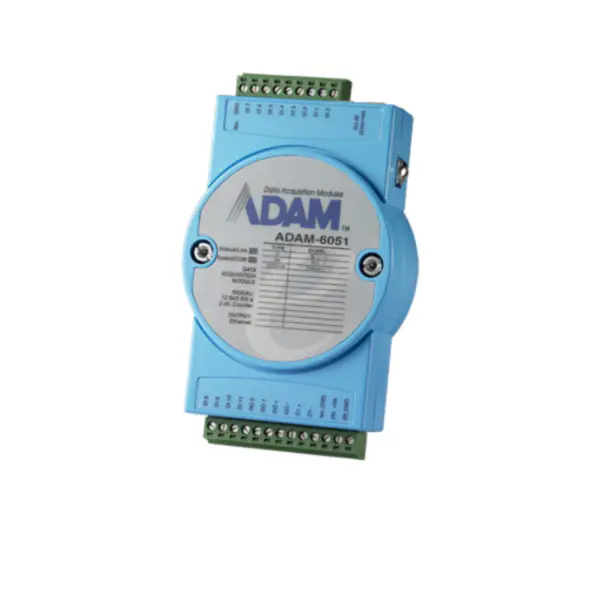 Advantech ADAM-605-D Μονάδα Modbus TCP 14 απομονωμένων ψηφιακών εισόδων/εξόδων με μετρητή 2 ch