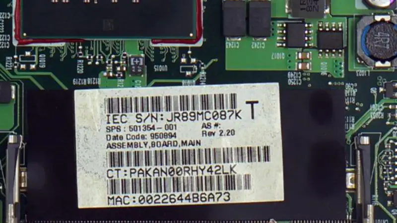 Μητρική πλακέτα HP 6530S 6730S 501354-001 6050A2161001-MB-A04
