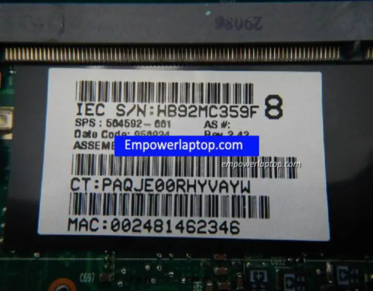 Μητρική πλακέτα HP Mini 1000 504592-001 N270