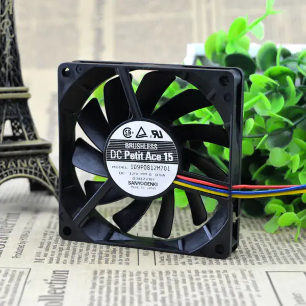 Sanyo 8cm 109P0812M701 8015 ανεμιστήρας 12V 0.09A