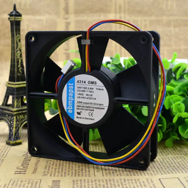 ebmpapst TYP 4314GMS 24V 2.6W 120*120*323-καλώδιο ανεμιστήρα