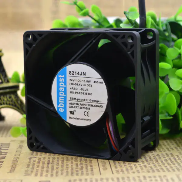 ανεμιστήρας ebmpapst 8214JN 24V 10.8W 8038