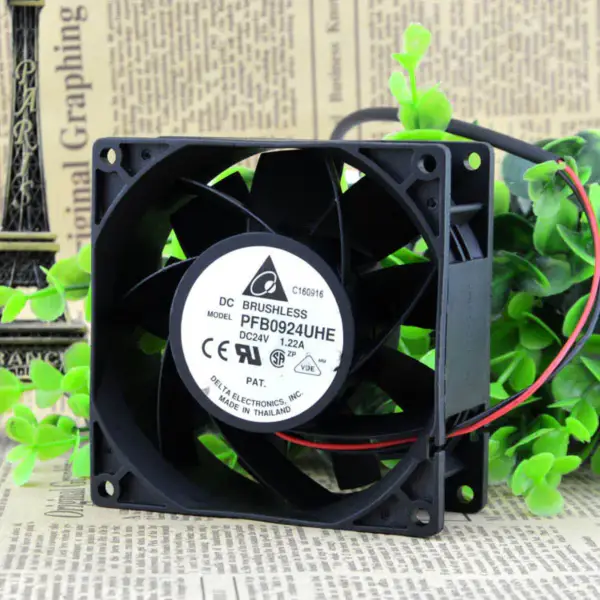 Δέλτα PFB0924UHE DC24V 1.22A ΔΕΛΤΑ 92*92*38 ανεμιστήρας