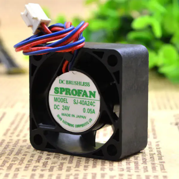 SPROFAN SJ-40A24C 24V 0.05A 4020 4CM 2-wire fan